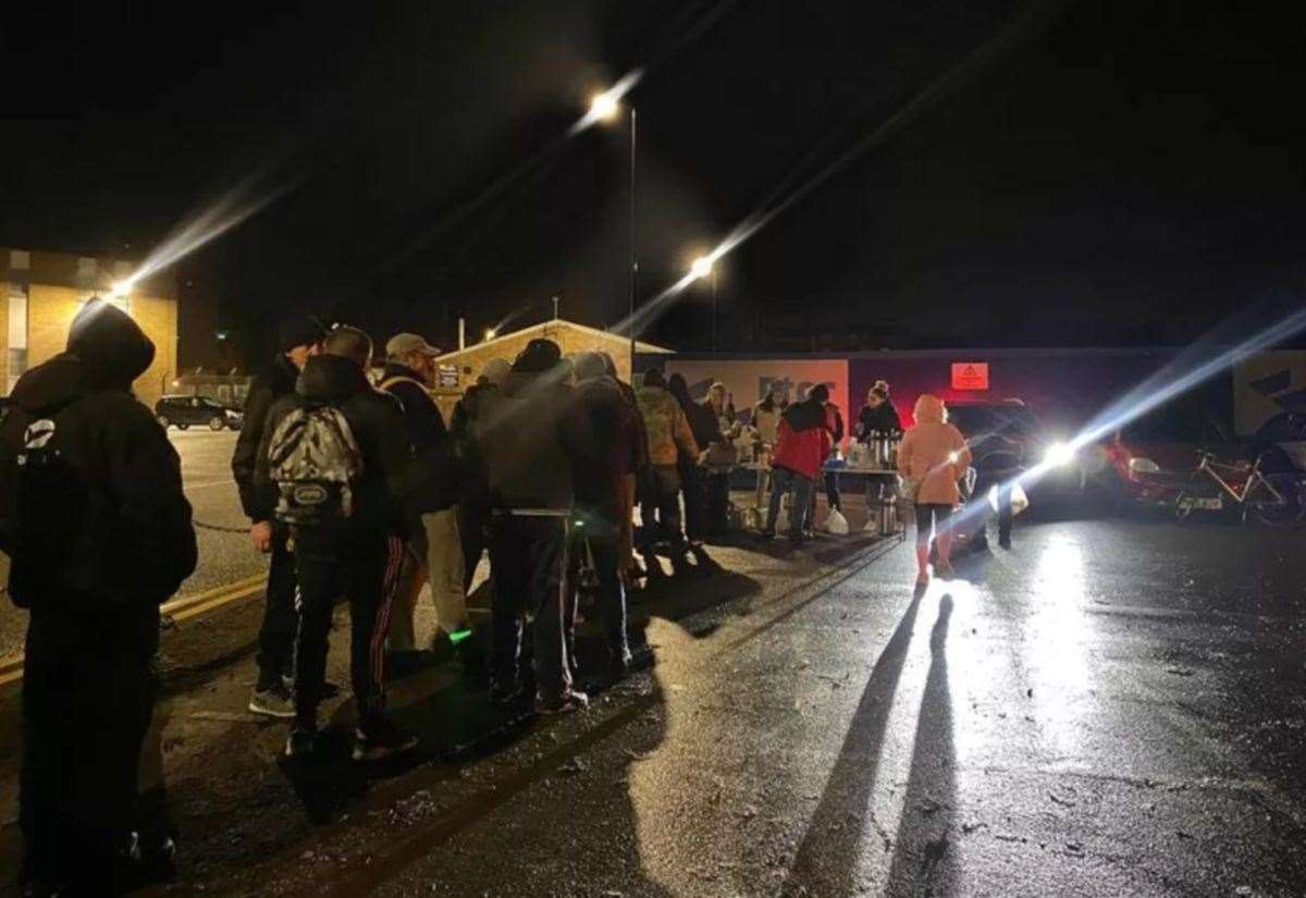 Hardy volunteers are taking to the streets in solidarity with the homeless in Wisbech