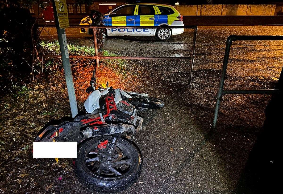 Wisbech motorbike rider who was arrested after being seen on footpath with no helmet also failed drug test